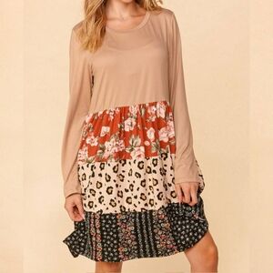 New Haptics Tiered Dress